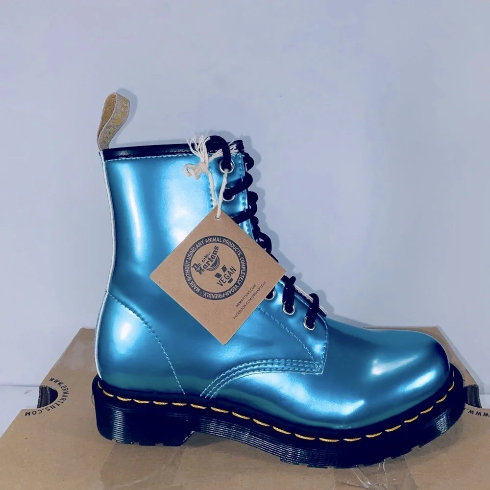 Dr. Martens Vegan 1460 Goldmix Blue - Picture 9 of 10